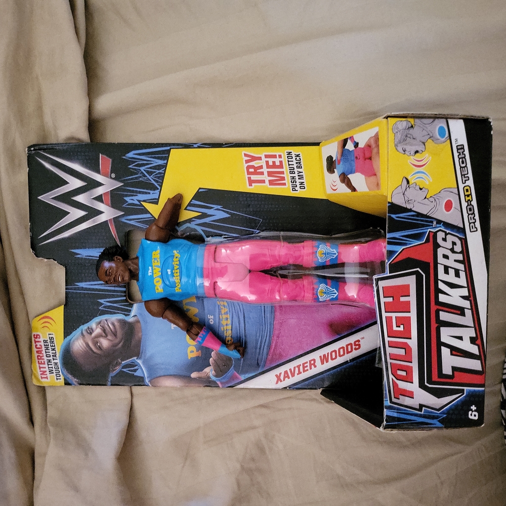 NEW IN BOX WWE Tough Talkers Xavier Woods 2017